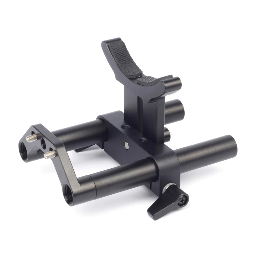 10cm Long Dia 15mm Extension Rod Holder Bracket Lens Support Kit fr DJI Ronin-M/MX Camera Hand-held Gimbal Steadicam BasePlate