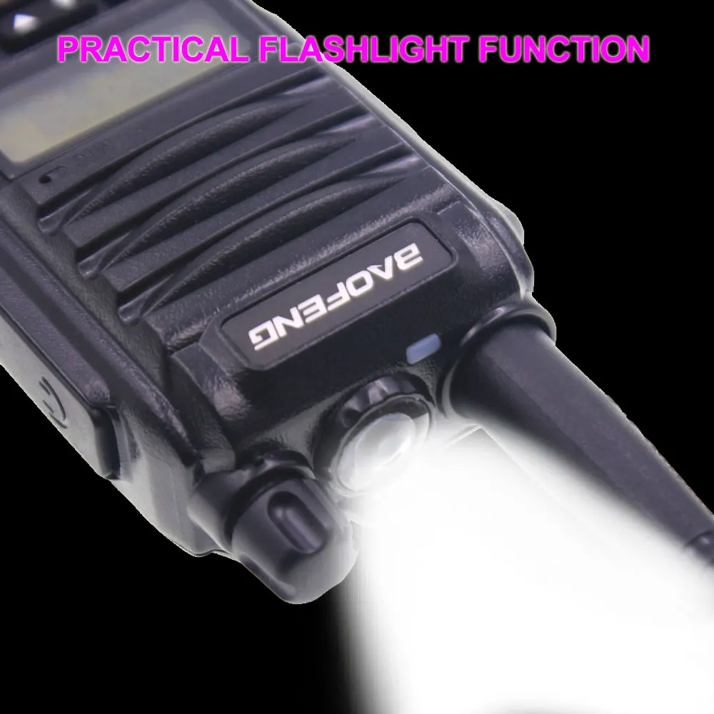 Baofeng-walkie-talkie de piezas, Radio portátil de 2 vías con auricular, transceptor Hf, FM, tribanda, 136-174/200-260/400-520MHz, 2 BF-A58S