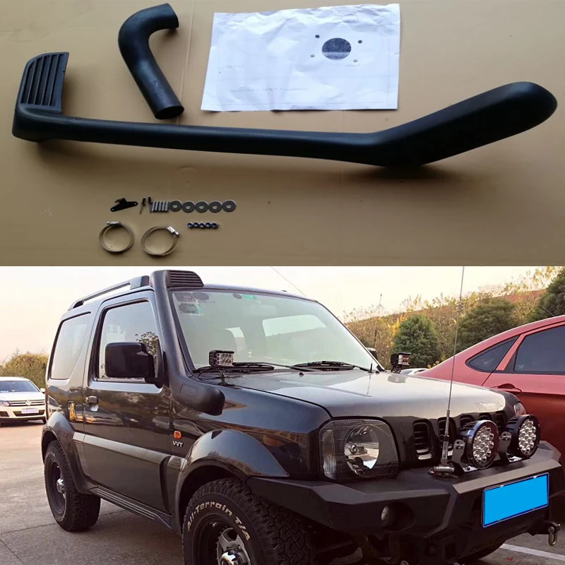 CAR STYLING SUV CAR 4*4 LLDPE Snorkel Kit Air Intake For SUZUKI Jimny 1997-2015 Model 1.3L Petrol Exterior  Parts