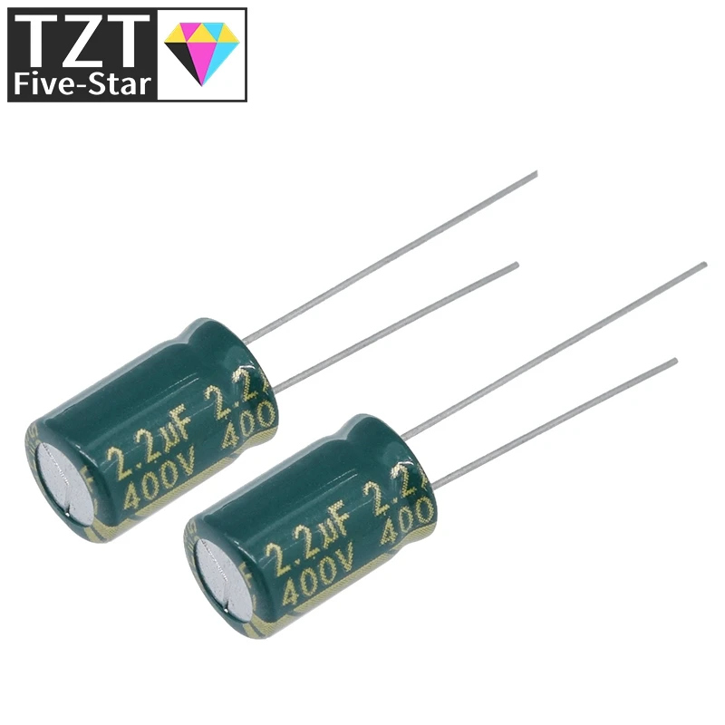 10/30 Stück Hochwertige 400V 2,2UF 8*12mm 2,2UF 400V 8*12 Elektrolytkondensatoren – Detail 6