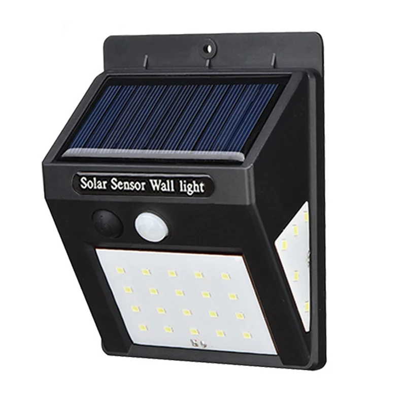 

LED Solar Power Street Light Motion Sensor Lamp Waterproof Panel PIR Garden Decoration Lighting Outdoor Pathway Wall Lights