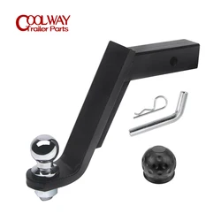 Barra di traino a goccia da 8 pollici con 50mm 2 pollici copertura a sfera supporto per linguetta gancio di traino accessori per barche per camper