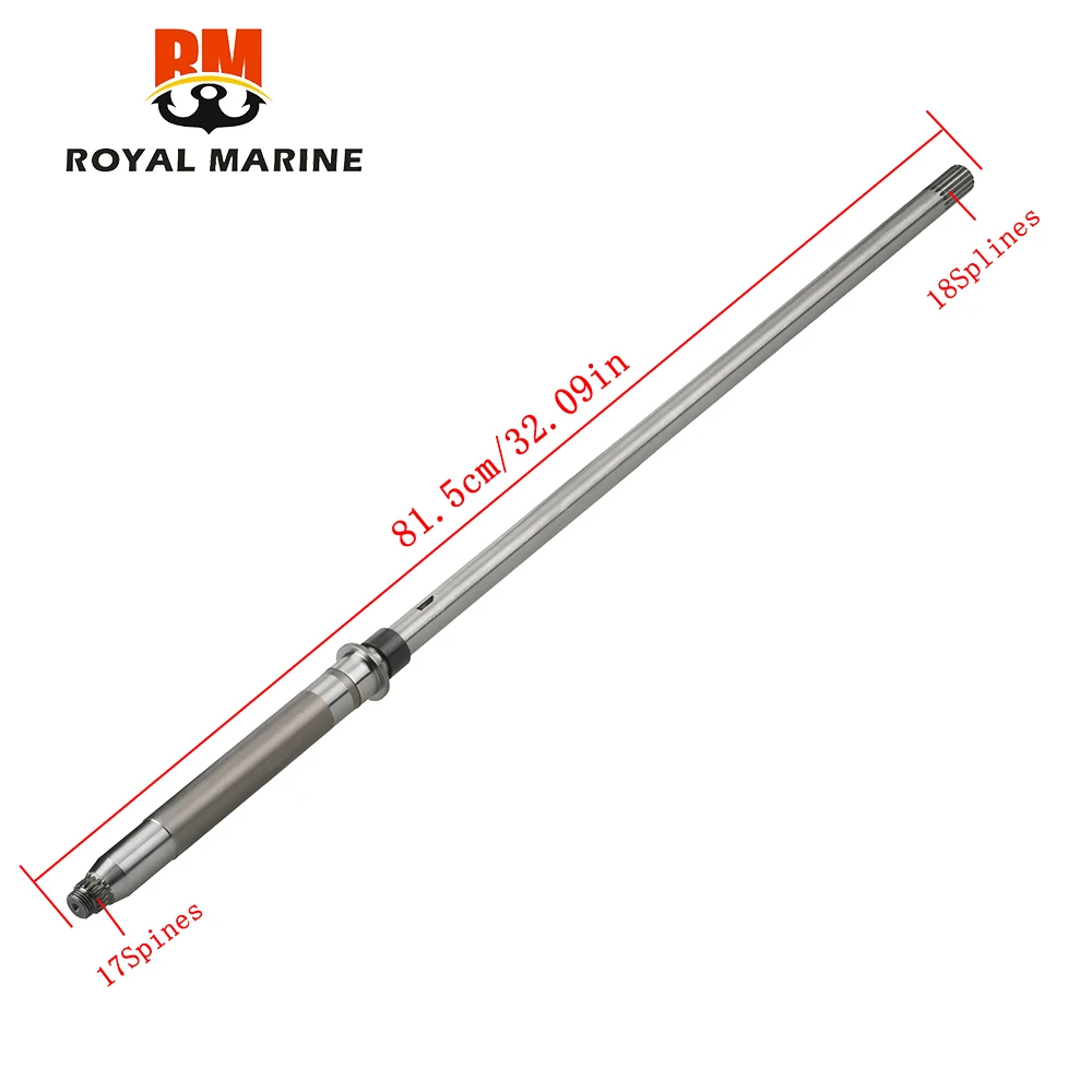 688-45501 Driver Shaft Long For Yamaha Outboard Motor 2 stroke 50HP 75HP  85HP  688-45501-11 boat engine parts