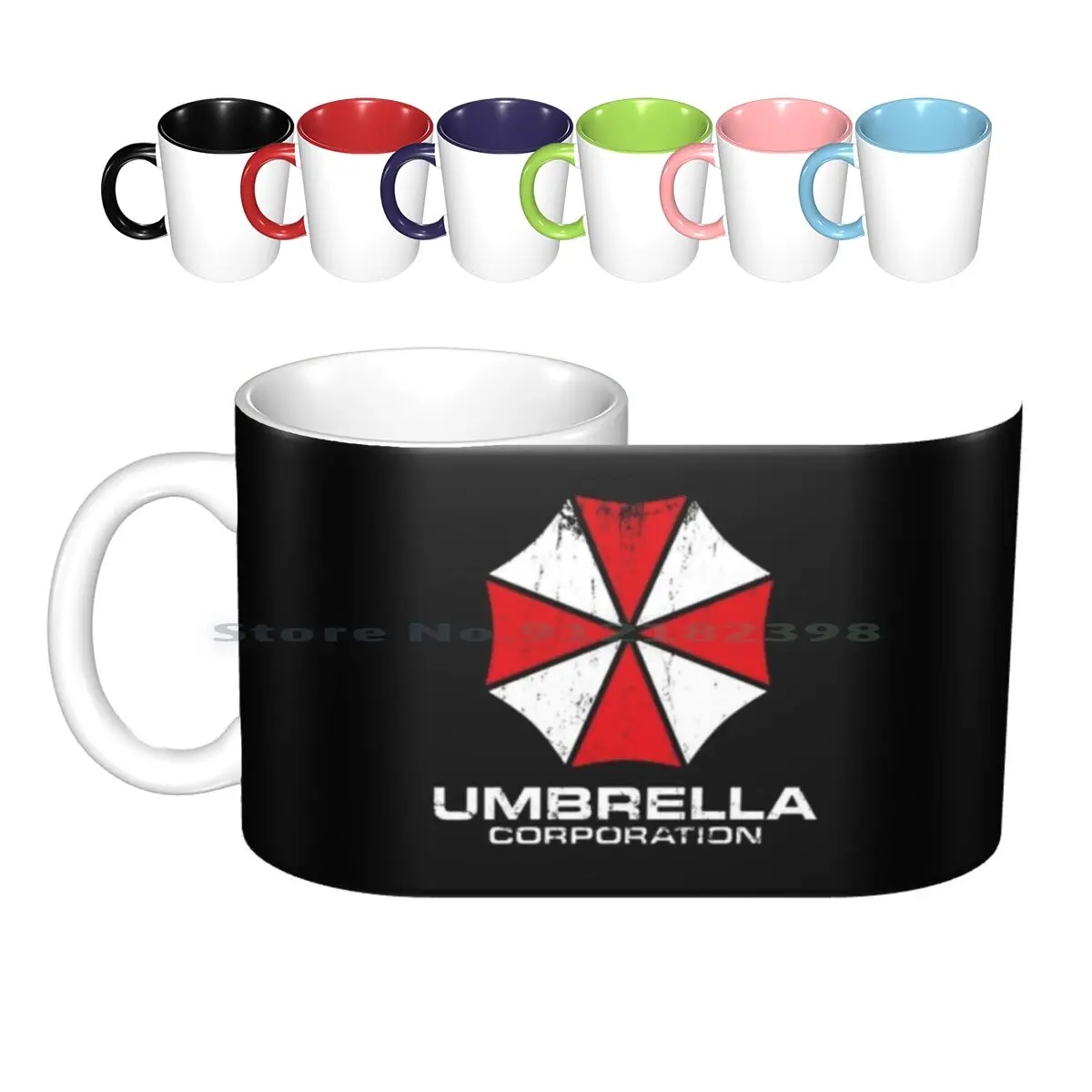 Umbrella Corporation Ceramic Mugs Coffee Cups Milk Tea Mug Umbrella Corp Corporation Zombies Creative Trending Vintage Gift