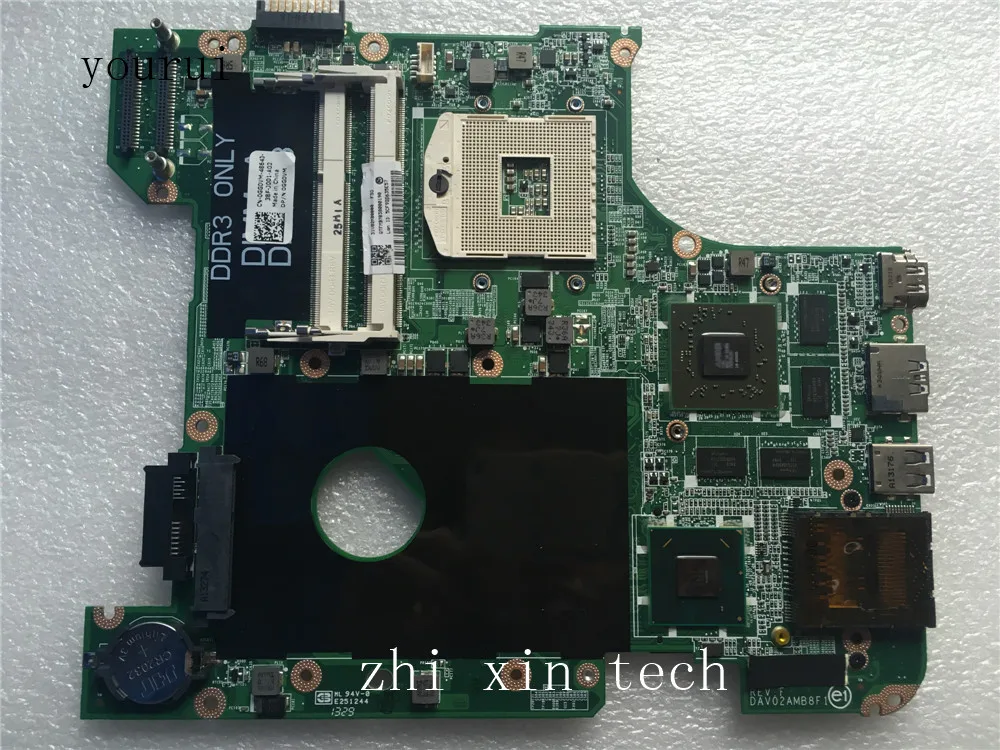 yourui Original For Dell Inspiron V3450 3450 Laptopmotherboard CN-0GG0VM 0GG0VM GG0VM DAV02AMB8F1 DDR3  Tested