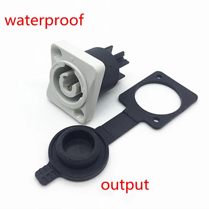 Gute qualität wasserdichte kupfer nadel 3Pin buchse 3 Pole stecker Professionelle Lautsprecher stecker eingang audio power stecker Stecker