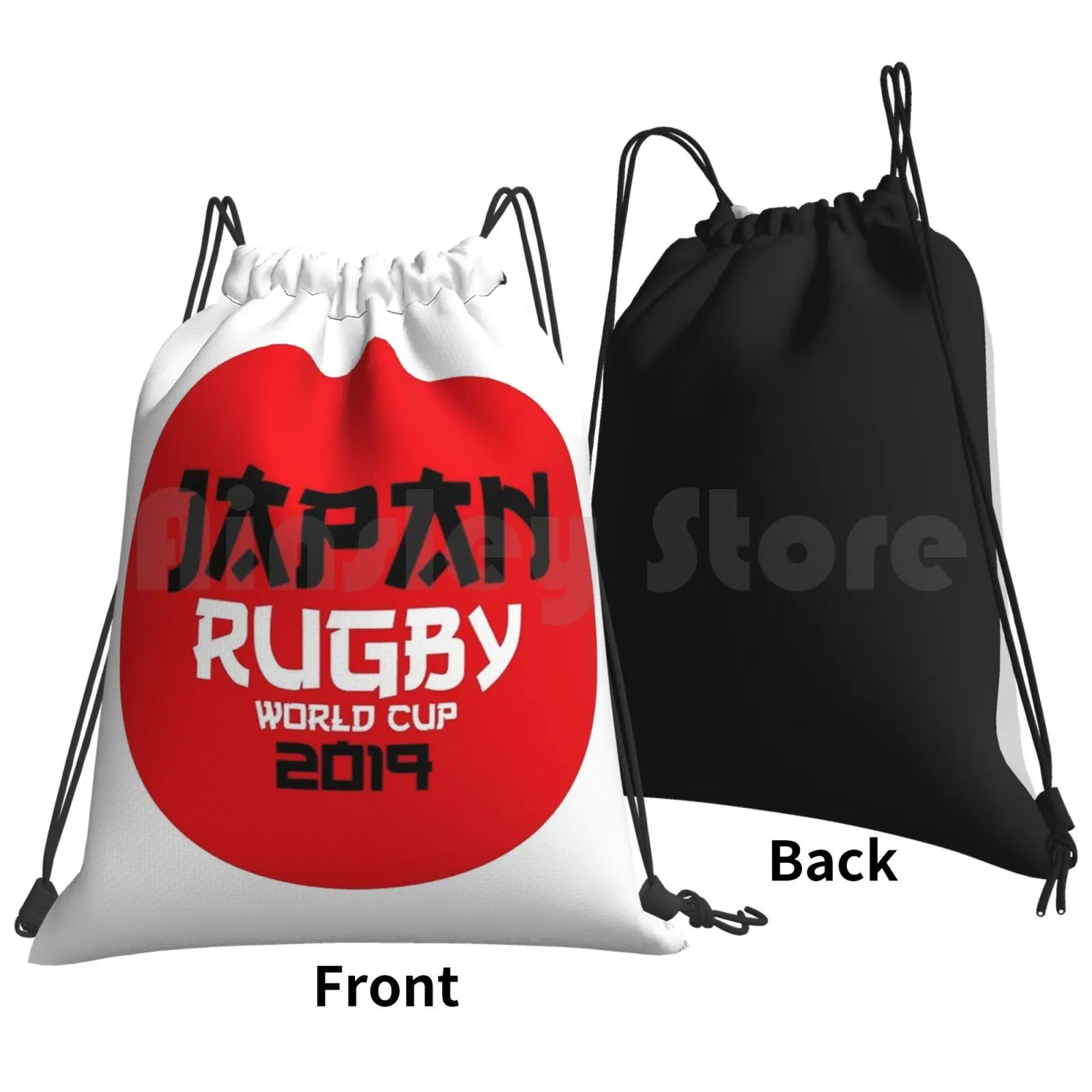 Japan 2019 Backpack Drawstring Bags Gym Bag Waterproof Japan Sports 2019 Tokyo Fan Flag Japan Freshpear Fresh Pear