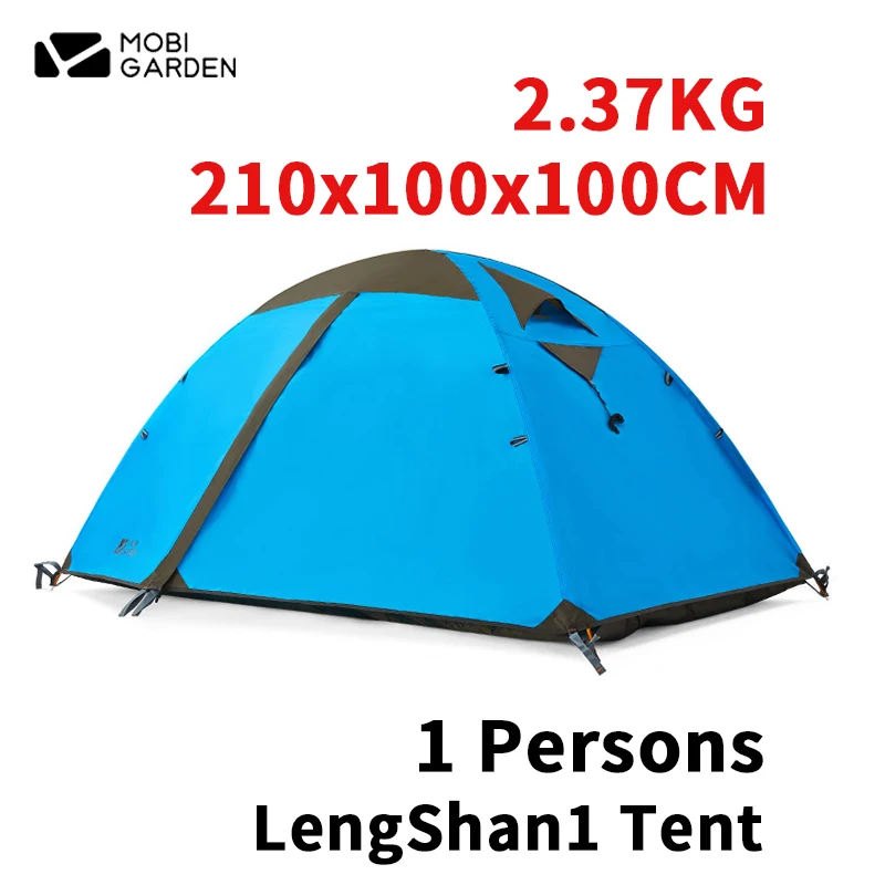 MOBI GARDEN LS Series Camping Tent 1-4 Person 210T Polyester 2.37kg Ultralight Tent Prevent Heavy Rain Grade 7 Tent Outdoor