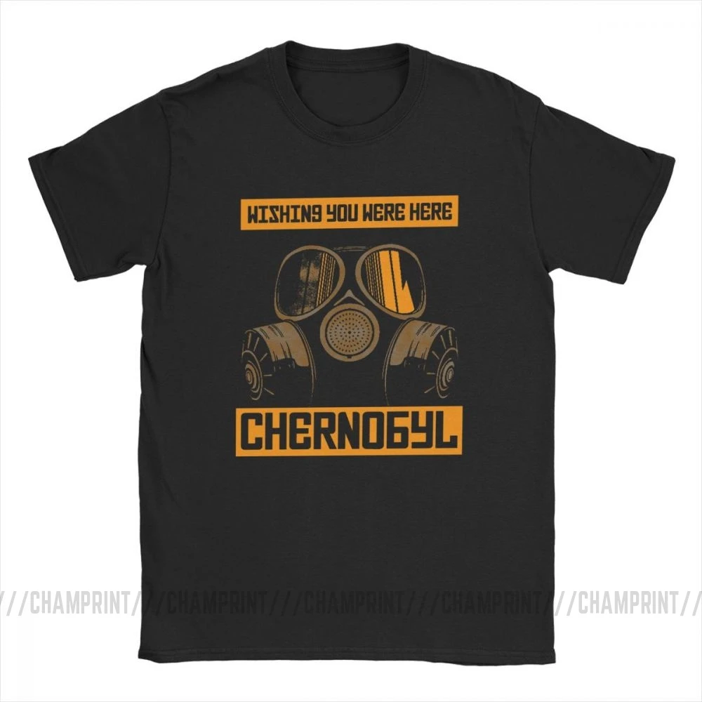 Nuclear Chernobyl Exclusion Zone Men T Shirt Ivankiv Raion Kiev Oblast Clothes Ukraine Disaster Tees New Design T-Shirts