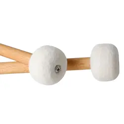 2 Pcs Mallet Timpani Multi-Purpose Felt Mallet Replacement Soft Hammer Sticks With Soft Hammer Felt Head