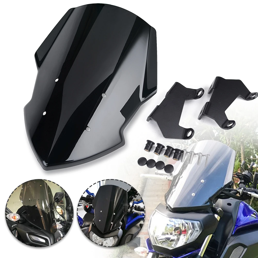 

Windscreen Windshield For Yamaha MT 15 MT15 MT-15 2019 2020 2021 2022 2023 Motorcycle Accessories Wind Deflectors