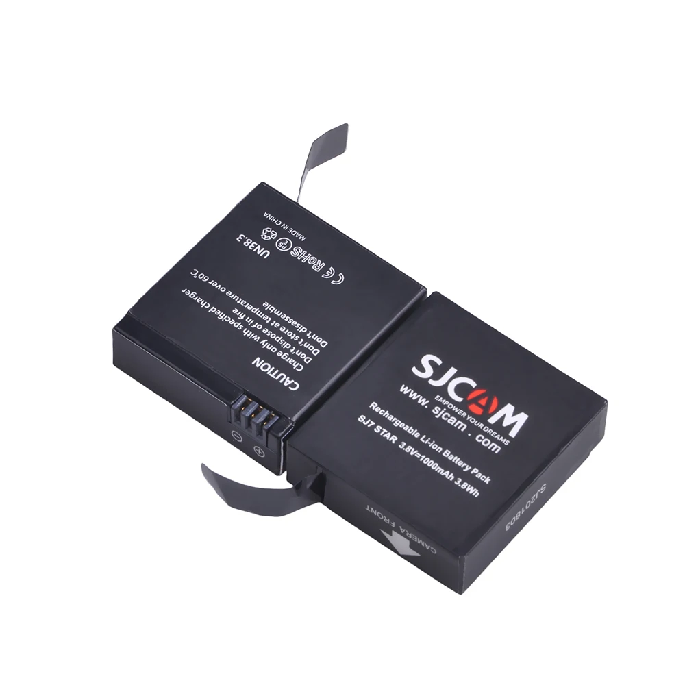 SJCAM SJ7 Pin Sạc Li-ion 1000MAh Và 3 Khe Cắm Sạc Thông Minh Cho SJCAM SJ7 Camera Hành Động