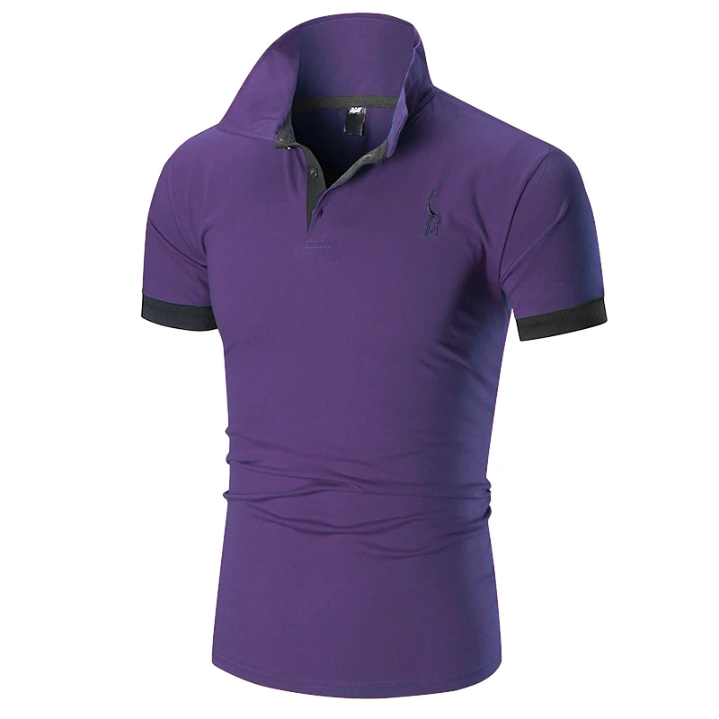 Polo de manga corta para hombre, camiseta informal de marca de lujo, alta gama, verano, 2024, 2024