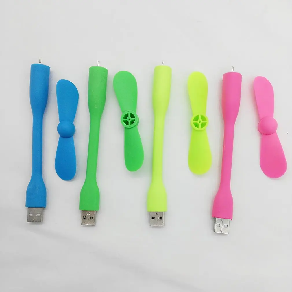 Big Sale! Mini 6 Colors Flexible Mini Handheld Usb Fan Portable Detachable Cooling Fan For laptop Usb Devices