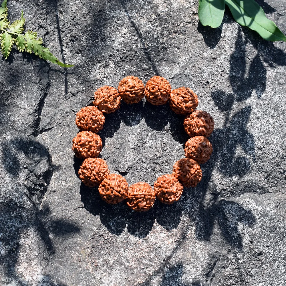 Fashion Vajra Bodhi Beads Bracelets Men Nature Rudraksha Bracelets Women Religious Buddha Meditation Buddhism Jewelry Amulets