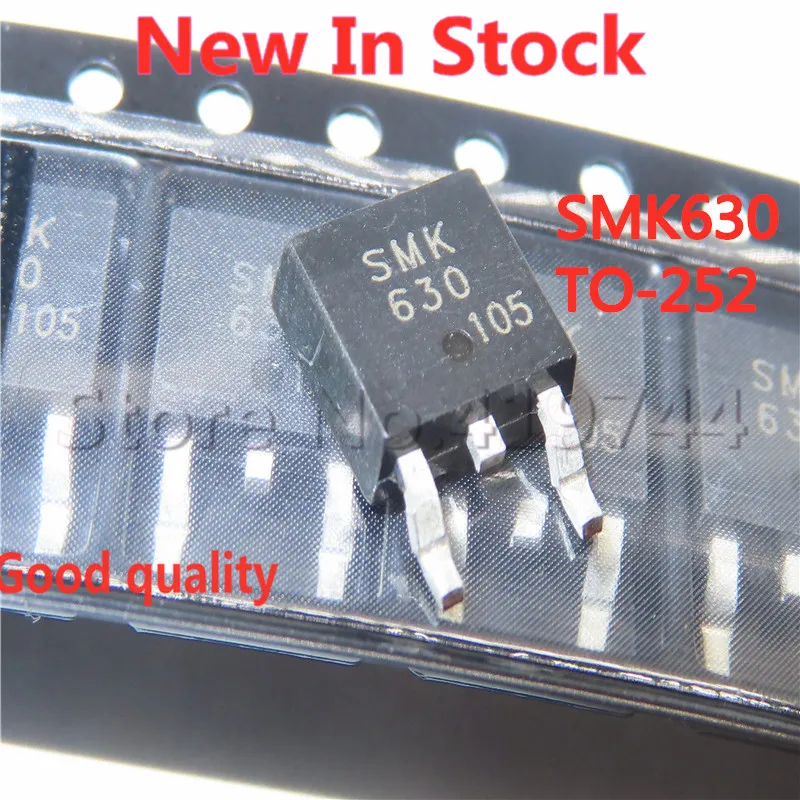 

10PCS/LOT SMK630D SMK630 LCD power supply MOS field effect tube 9A 200V TO-252 SMD In Stock NEW original IC