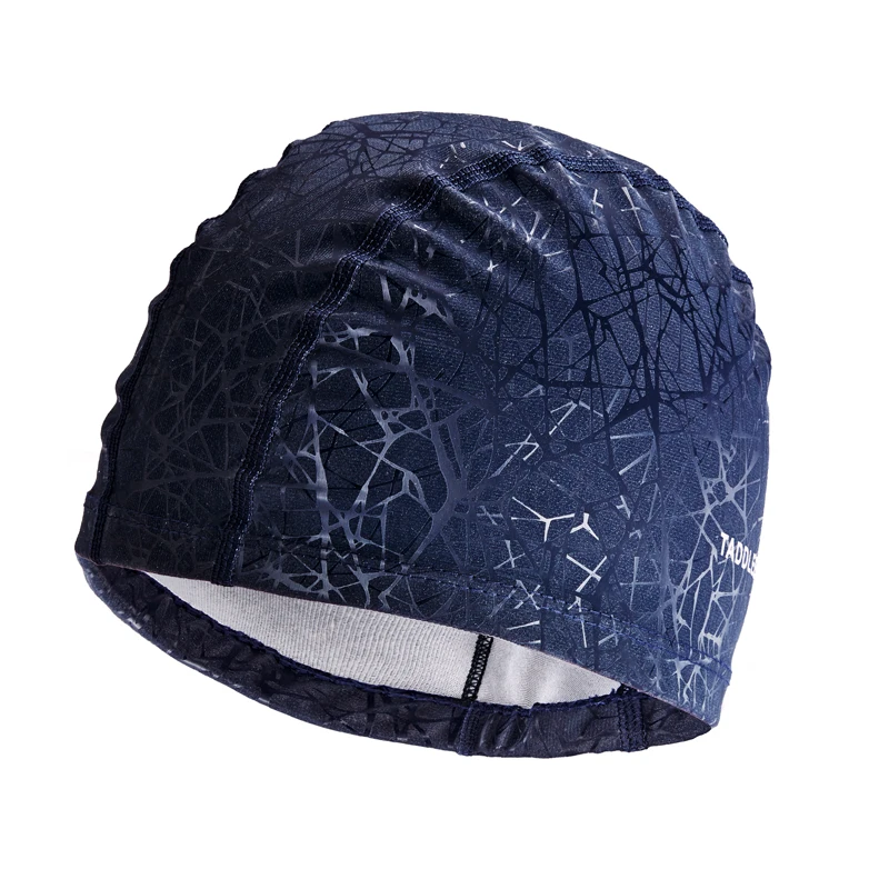 Taddlee-gorro de baño para hombre, accesorio de LICRA y silicona, impermeable, para piscina, deportes, adultos, talla grande, para exteriores