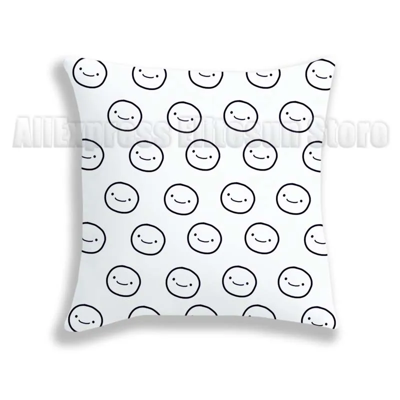 Funda de almohada Dream SMP para niños, cubierta de cojín de dibujos animados divertidos, decorativa para el hogar, sin inserto de almohada, de poliéster, 45x45cm