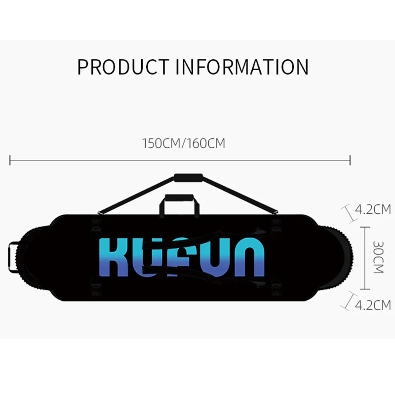 Snowboard Bag Backpack Protective Board Cover Skiing Scratch Resistant Plate Skin Pouch Case Carry Snow Sports