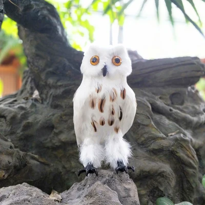 cute real life owl model foam&feather simulation owl bird gift about 28cm xf2666