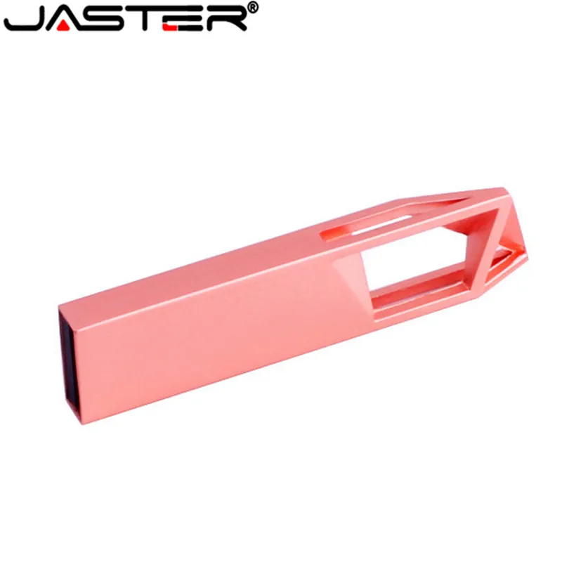 JASTER (over 10pcs Logo Free) Usb 2.0 Pen Drive Metal Oblique Window Flower 8g/16g/32g/4g Usb Flash Gadget Wedding Gifts Memory