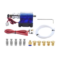 3D Printer Extrusion Head for E3DV6 Metal J Head V6 Kit Print Head V5 Upgrade Version Print Head 12V/24V 3D Printer Accessories