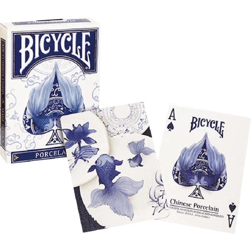 Bicycle Porcelain Playing Cards Chinaware Deck USPCC Collectible Poker Magic Cards Games Magic Tricks Props for Magician