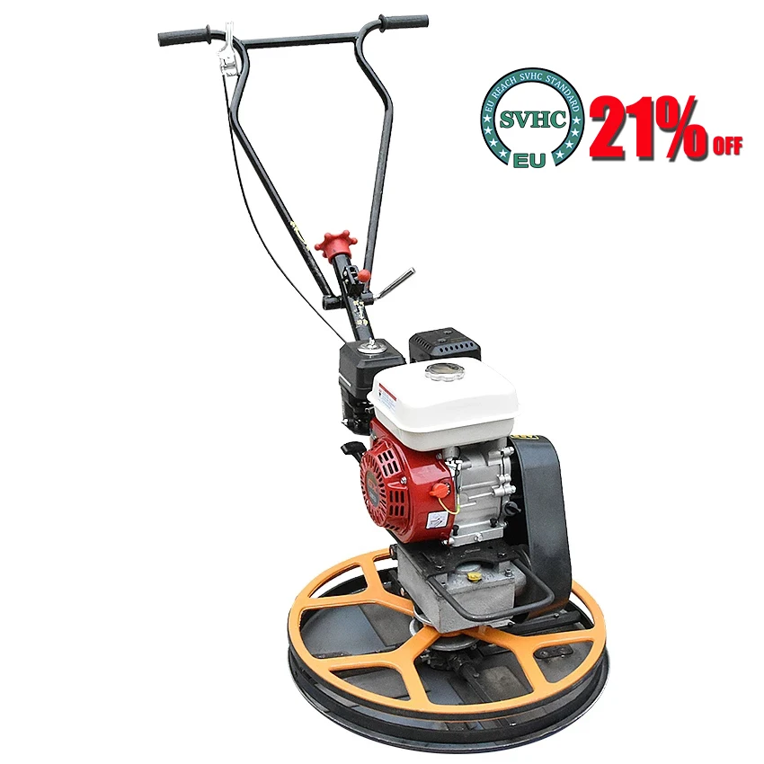 60 Type Concrete floor grinding Trowel Machine Gasoline Edger Edging Polisher Concrete grinder Machine 600mm Working diameter