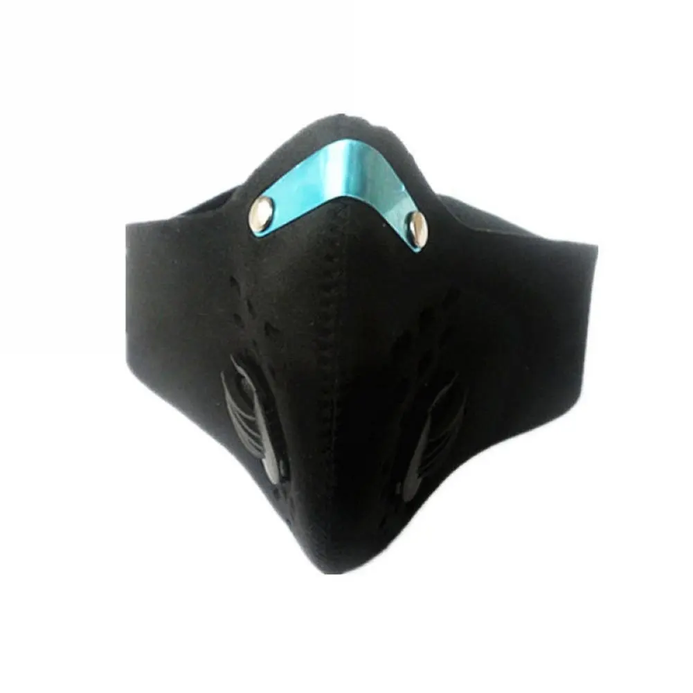 Neoprene Anti Dust Motorcycle Bicycle Cycling Ski Half Face Mask Filter One Size Black