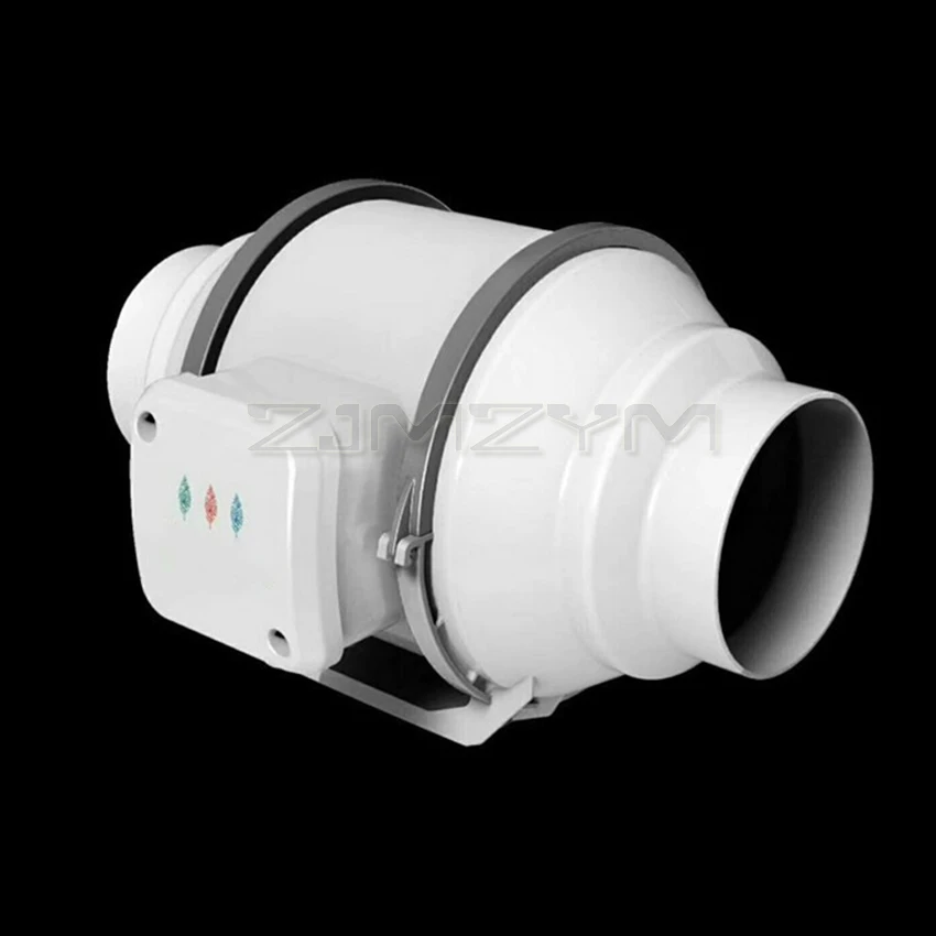 4'' 6‘’ Silent Inline Duct Fan Bathroom Ventilation Kitchen Hood Exhaust Extractor Blower for Toilet Ventilator Household 220V