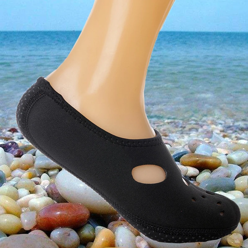 Water Socks Quick Dry Aqua Socks Barefoot Diving Socks Breathable Non-Slip Rubber Sole Swimming Fins For Men Women Diving Beach