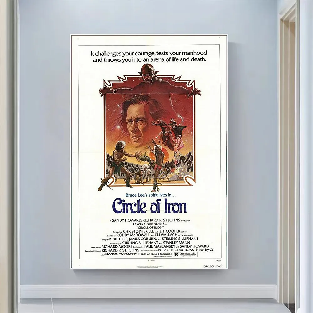 

V2199 Circle of Iron Vintage Classic Movie Wall Silk Cloth HD Poster Art Home Decoration Gift