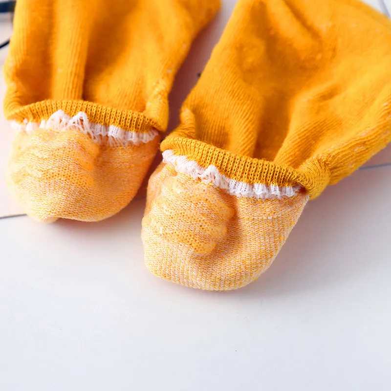10-teiliges 5-Paar Damen-Socken-Hausschuhe-Set, einfarbig, unsichtbare Bootssocken, atmungsaktiv, rutschfest, Silikon, keine Show, kurze Söckchen – Detail 13