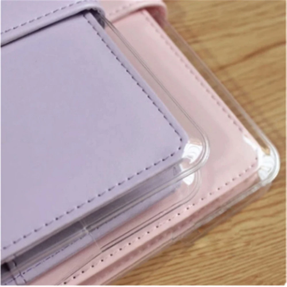 A5/A6 Clear PVC Cover for Macaron Book Jacket Leather Cover Notebook Protective Case Film