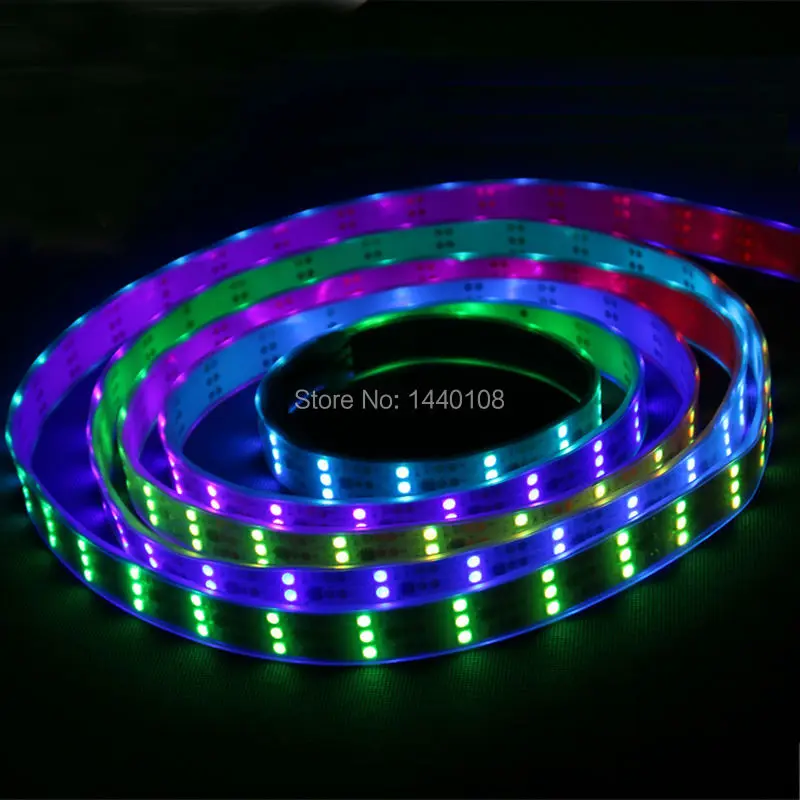 10M/lot 5m/roll WS2811 90leds/m Flexible Addressable Light With Tube Waterproof Ip67 5050 SMD Rgb Magic Color Led Strip DC12V