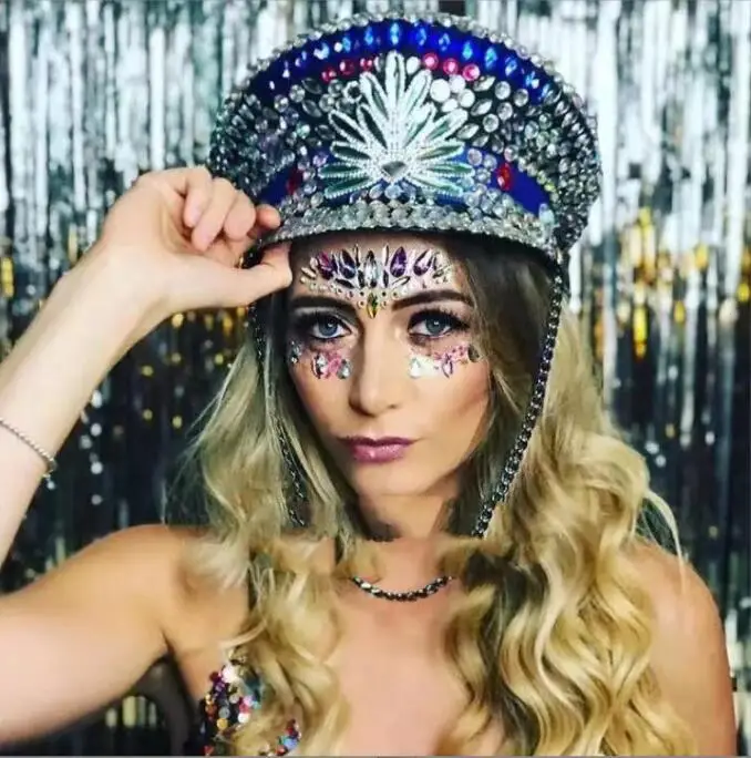 

edgy tattoos face Sexy Style Rhinestone Acrylic Self-adhesive Jewelry Face Creative Tattoo Body Art Jewelry Masquerade Eyes