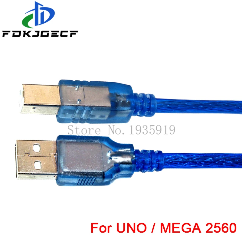 30cm USB Cable for Uno r3/Nano/MEGA 2560/Leonardo/Pro micro/DUE Blue High Quality A type USB/Mini USB/Micro USB 0.3m for Arduino