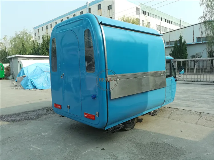In magazzino benzina triciclo per adulti camion per alimenti distributore automatico di auto completamente chiuso bolla di caffè tè gelato carrello Mobile per alimenti In vendita