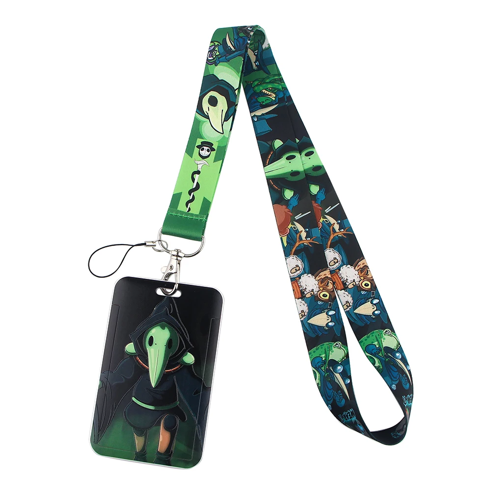 LX595 Pestilence Doctor Lanyards Id Badge Holder For Student Card Cover Business Card With Lanyard For Doctor Nurse