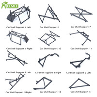 Roll Cage Car Shell ( Left & Right ) Support Frame Set Fit for 1/5 Losi 5ive T ROFUN ROVAN LT KingmotorX2 Rc Car Toys Game Parts