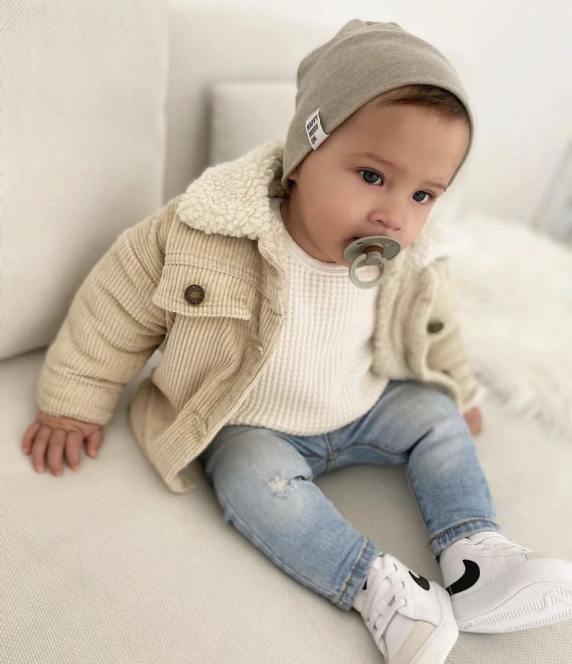 Newborn Baby Girl Boy Corduroy Jacket Infant Toddler Child Coat Autumn Spring Winter Warm Thick Kid Outwear Baby Clothes 0-3Y