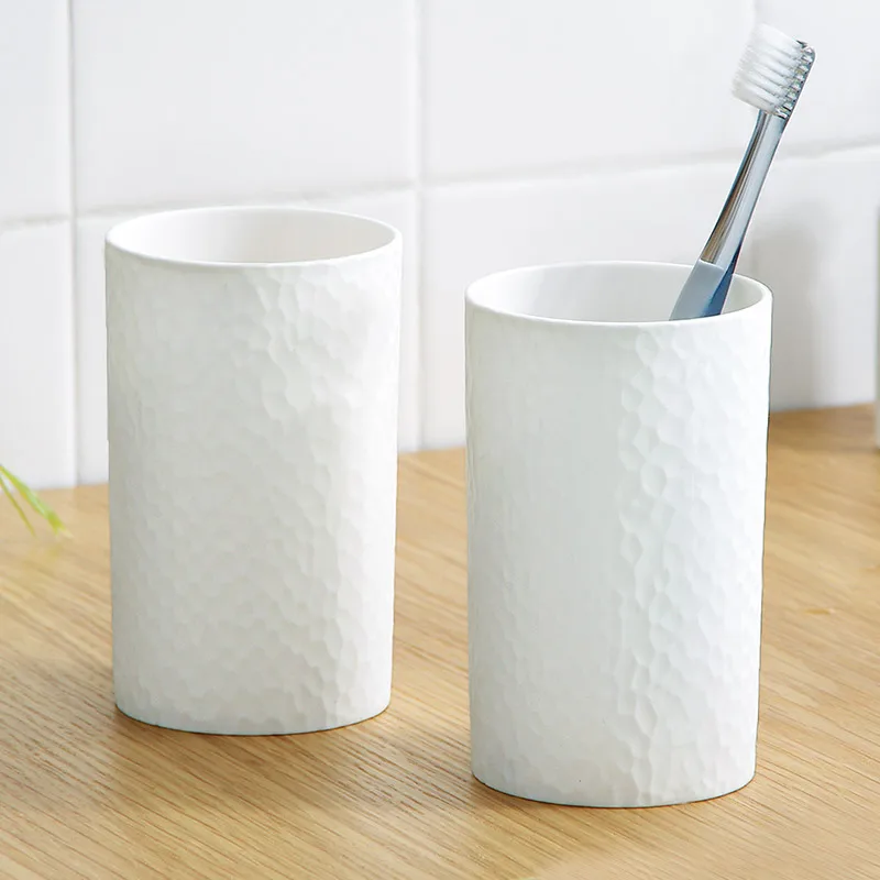 Nordic simple couple mouthwash cup toilet plastic toothbrush cup household toothbrush cup mouthwash  cups