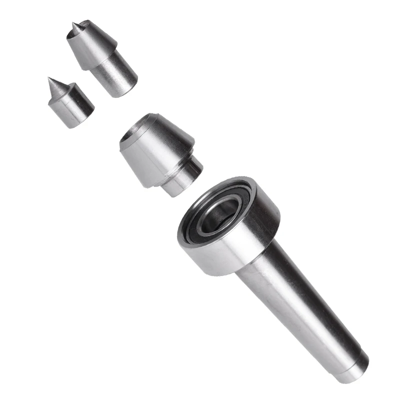 1 Set MT2 Cap Type Movable Tail Thimble For Woodworking Lathe