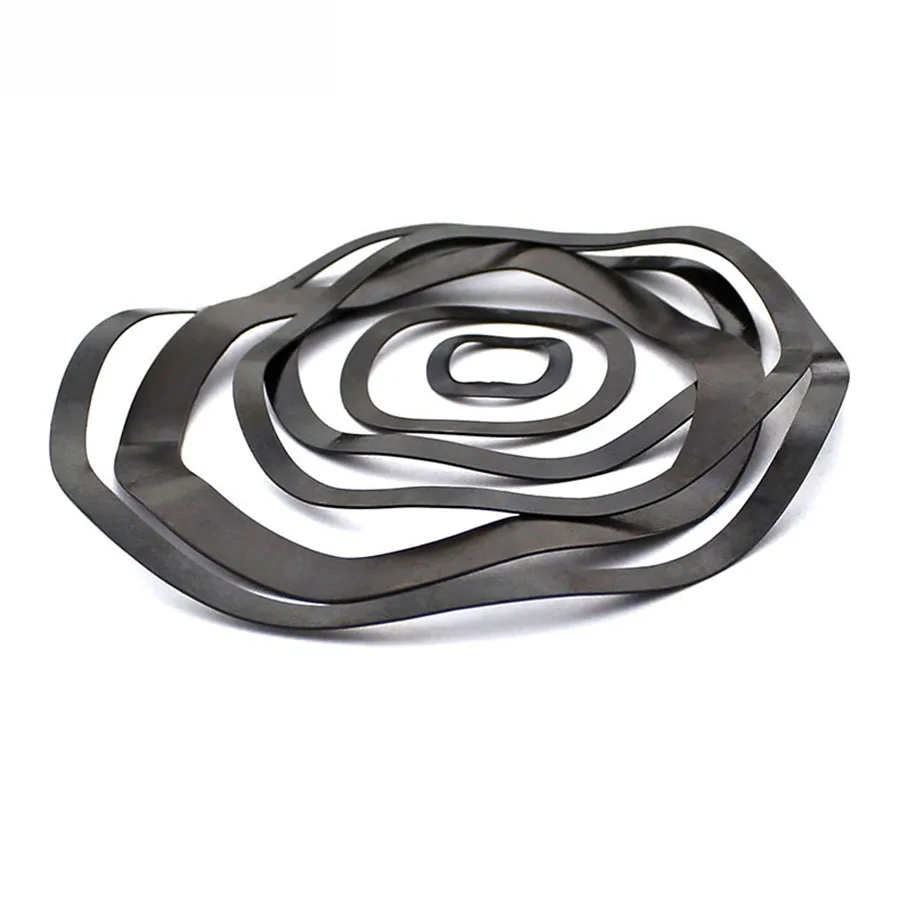 2-50Pcs Wave Type Gasket Three Wave Crest Wave Washer Spring Washer M3 M4 M5 M6 M8 M10 M12 M14 M16 M19 M21 M24 M27-M118