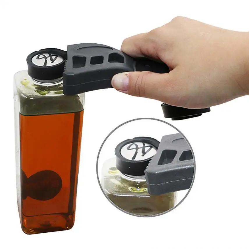 2 In 1 500mm Multifunctional Belt Wrench Filter Spanner Bottle Opener Hand Tool with Adjustable Rubber Strap for Auto Repair