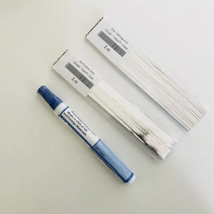 Солнечная батарея, шина, медный провод, канифоль, флюс, ручка, пайка, электрические провода, наборы солнечных панелей «сделай сам», бесплатная доставка