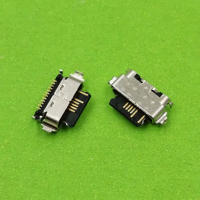 10-50 sztuk/partia typu C, ładowarka mikro USB gniazdo wtyczki portu dla Alcatel 3X 2019 5048 5048A 5048U 5048Y stacja dokująca do ładowania złącze