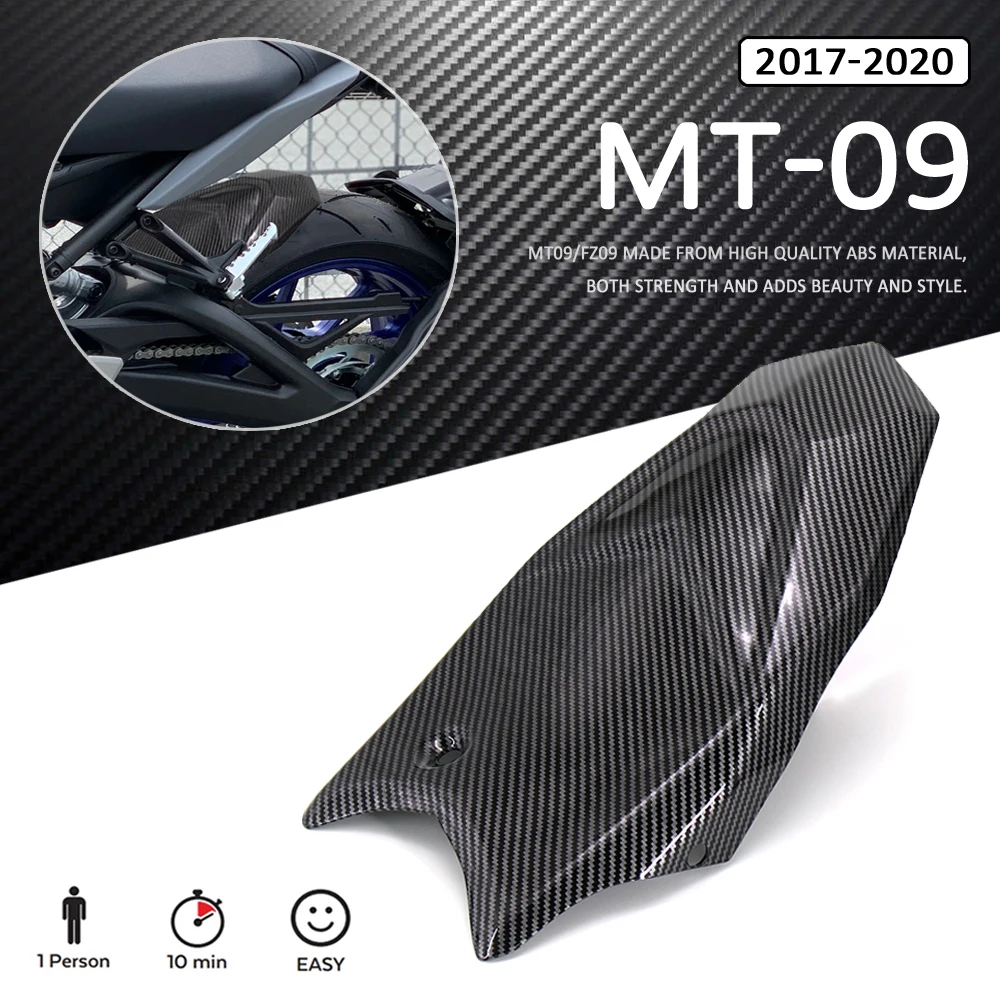 

Carbon Fiber Motorcycle Accessories Rear Hugger Fender Rear Splash Guard Mudguard FOR YAMAHA MT-09/SP FZ-09 2017 2018 2019 2020