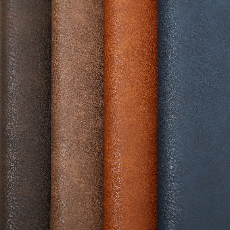 Litchi Pattern Faux Horse Skin Pattern Leather Fabric For Sewing Artificial Synthetic Pu For DIY Bag Material Hademade Fabric