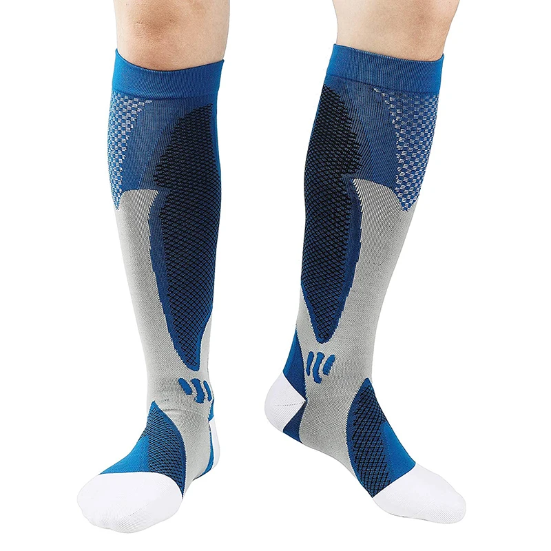 Brothock Medical Sport Kompressionssocken für Männer und Frauen, 20–30 mmHg, Lauf-Krankenschwester-Socken für Krampfadern, Laufen, Radfahren, Reisen